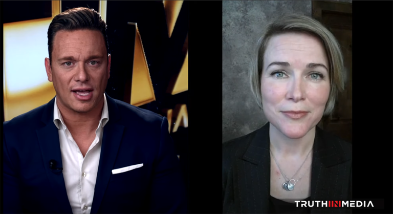 Ben Swann och Mya Olson, 16 Feb 2020. Foto: TruthinMedia.com